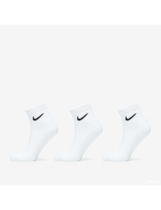 Șosete pentru bărbați Nike Everyday Cushioned Training Ankle Socks 3-Pack White/ Black
