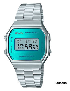 Ceasuri pentru bărbați Casio A 168WEM-2EF Silver/ Turquoise