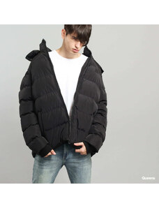 Jachetă de iarnă pentru bărbați Urban Classics Hooded Puffer Jacket Black