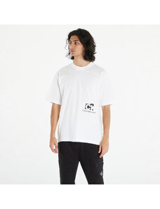 Tricou pentru bărbați Calvin Klein Jeans Connected Layer Land Short Sleeve Tee White