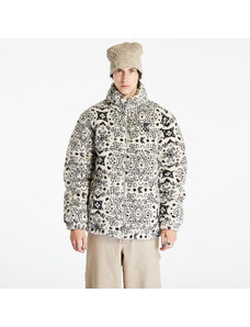 Jachetă de iarnă pentru bărbați Karl Kani Og Paisley Teddy Puffer Jacket Off White/ Black