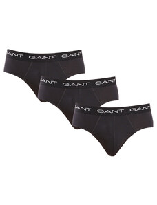 3PACK men's briefs Gant black