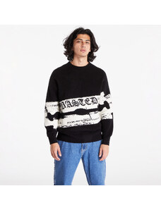 Pulover pentru bărbați Wasted Paris Sweater Razor Pilled Black/ White