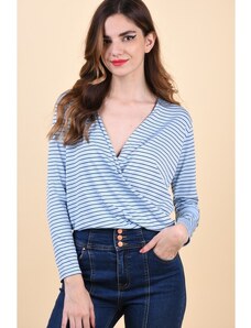 Sisters Point Bluza Sister Point Gry L.Blue/Black