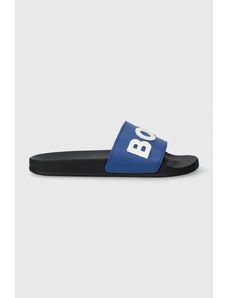 BOSS papuci Kirk barbati, culoarea albastru marin, 50498241