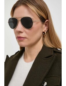 Burberry ochelari de soare femei, culoarea gri