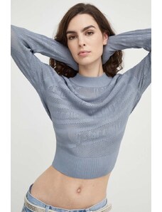G-Star Raw pulover femei, culoarea gri, light