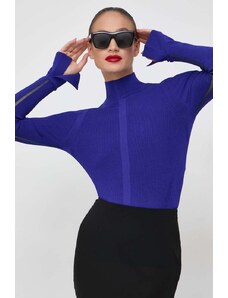 BOSS pulover femei, light, cu turtleneck
