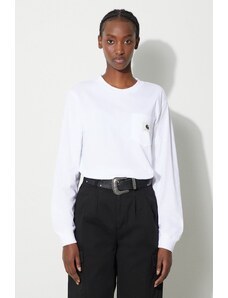 Carhartt WIP tricou din bumbac femei, culoarea alb