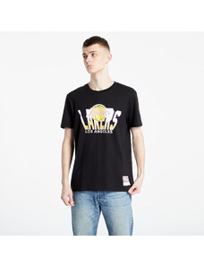 Tricou pentru bărbați Mitchell & Ness NBA Retrodome Tee Los Angeles Lakers Black