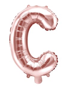 Partydeco Balon Folie Litera C Roz, 35 cm