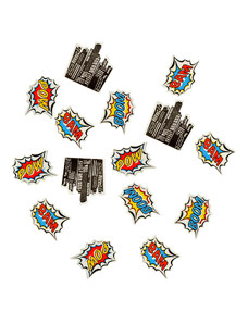Ginger Ray Confetti Pop Art Supereroi