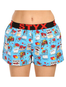 Pantaloni scurți pentru femei Styx arta sporturi de cauciuc perechi de Ziua Îndrăgostiților (T1756) XL