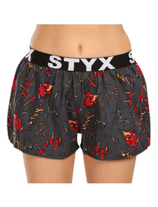 Pantaloni scurți pentru femei Styx artă sport gheare de cauciuc de sport (T1552) XL