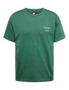 Tommy Jeans Tricou bleumarin / verde / alb