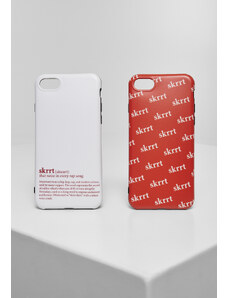 MT Accessoires Skrrt I Phone 6/7/8 Case Set White/Red