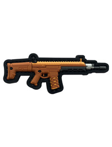 WARAGOD aplicatie 3D GUN PVC PATCH