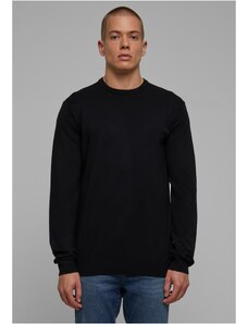 UC Men Knitted sweater with a neckline black