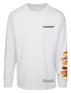 MT Men Long sleeve burger white