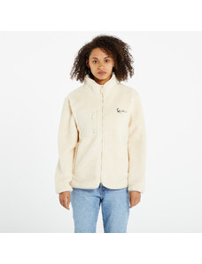Jachetă pentru femei Karl Kani Metal Signature Teddy Trackjacket Cream