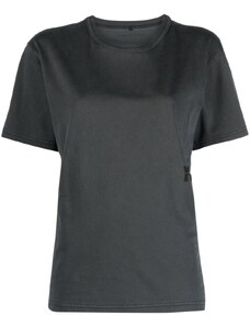 Alexander Wang Puff logo-embossed cotton T-shirt - Grey