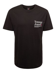 Tommy Jeans Tricou negru / alb