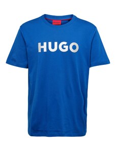 HUGO Tricou 'Dulivio' albastru / gri deschis