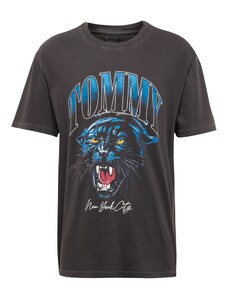 Tommy Jeans Tricou 'COLLEGE TIGER' albastru / roșu / negru / alb