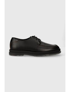HUGO pantofi de piele Chaol barbati, culoarea negru, 50512805