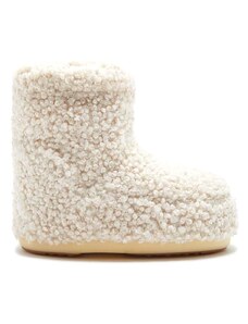 MOON BOOT Ghete Icon Low Faux Curly 14094500 002 cream