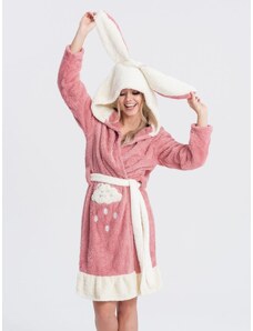 EDOTI Women's bathrobe ULR247 - pink