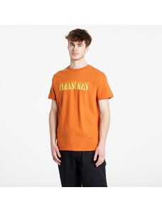 Tricou pentru bărbați PLEASURES Crumble T-Shirt Texas Orange