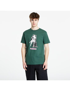 Tricou pentru bărbați PLEASURES French Kiss T-Shirt Hunter Green