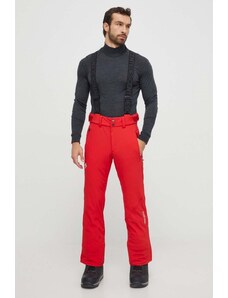 Descente pantaloni de schi Swiss culoarea rosu
