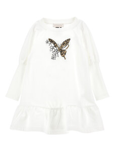 MONNALISA Butterfly Sweatshirt Dress