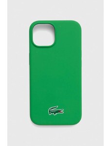 Lacoste Husă pentru telefon iPhone 15 6,1 culoarea verde