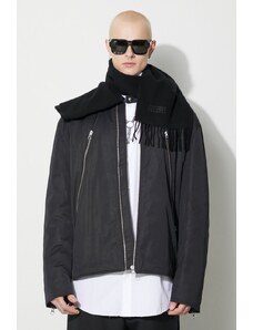 MM6 Maison Margiela geacă Sportsjacket bărbați, culoarea negru, de iarnă, oversize, S62AN0109