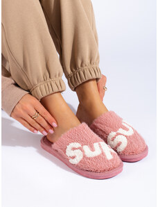 Women's slippers Shelvt warm pink