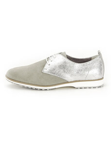 SOFILINE Pantofi oxford din piele naturala gri argintiu Selena 01