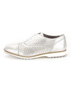 SOFILINE Pantofi oxford din piele naturala argintiu Magda 01
