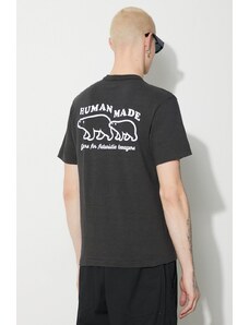 Human Made tricou din bumbac Graphic bărbați, culoarea negru, cu imprimeu, HM26TE010