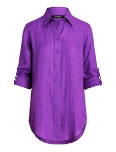 RALPH LAUREN Cămaşă Tissue Linen-Shirt 200782777050 purple jasper