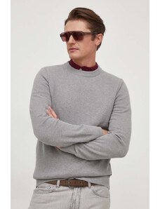 BOSS pulover de bumbac culoarea gri, light 50506022