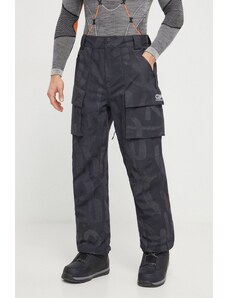 Colourwear pantaloni Mountain Cargo culoarea negru