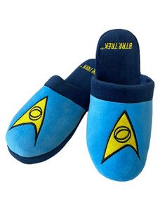 Groovy Papuci de casă pentru bărbați - Star Trek, albaștri