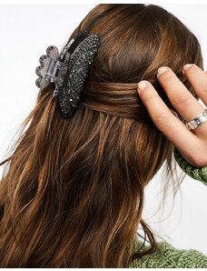 SUI AVA helen reflects hair claw clip in black embellished