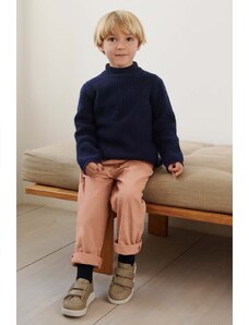 Liewood pulover de lână pentru copii culoarea albastru marin
