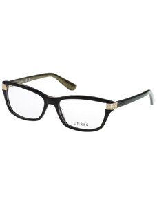 Rama ochelari de vedere Femei Guess GU2956-001-54, Negru, Rectangular, 54 mm