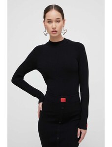 HUGO pulover femei, culoarea negru, light 50508993