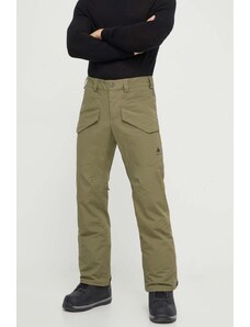 Burton pantaloni Covert 2.0 Insulated culoarea verde